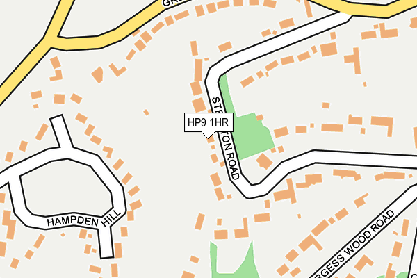 HP9 1HR map - OS OpenMap – Local (Ordnance Survey)