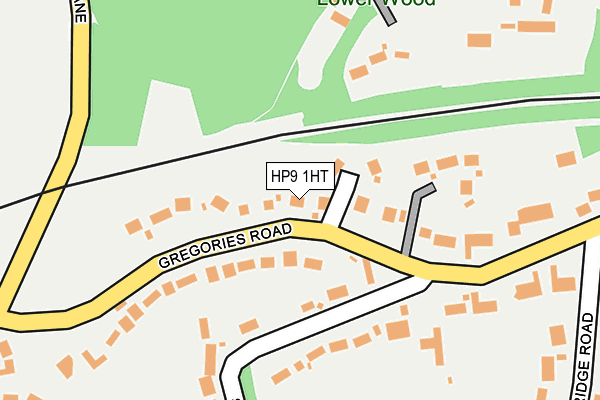 HP9 1HT map - OS OpenMap – Local (Ordnance Survey)