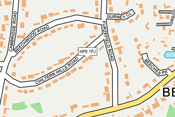HP9 1PJ map - OS OpenMap – Local (Ordnance Survey)