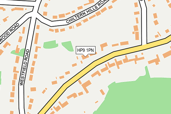 HP9 1PN map - OS OpenMap – Local (Ordnance Survey)