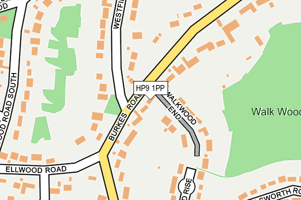 HP9 1PP map - OS OpenMap – Local (Ordnance Survey)