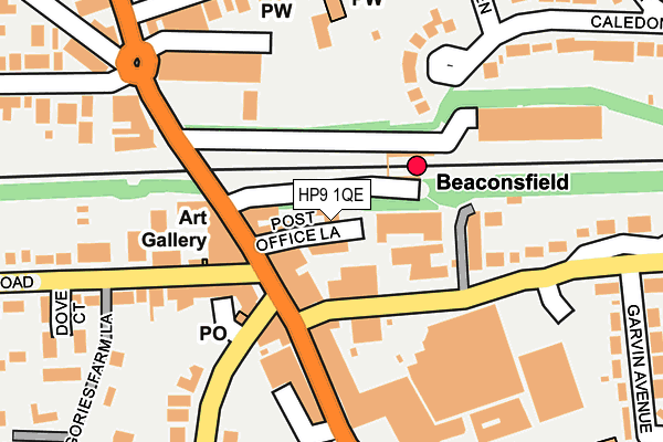 HP9 1QE map - OS OpenMap – Local (Ordnance Survey)