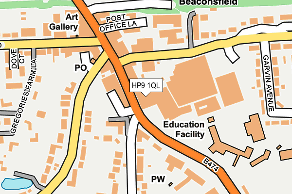 Map of GALAXY ROOFING SERVICES LTD at local scale
