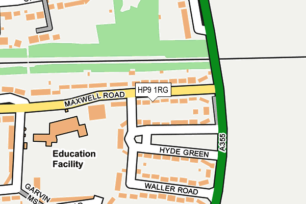 HP9 1RG map - OS OpenMap – Local (Ordnance Survey)