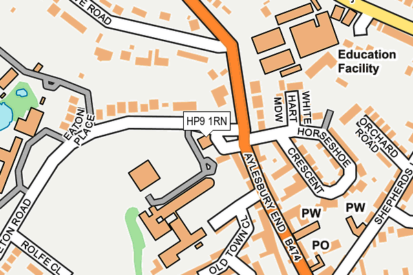 HP9 1RN map - OS OpenMap – Local (Ordnance Survey)