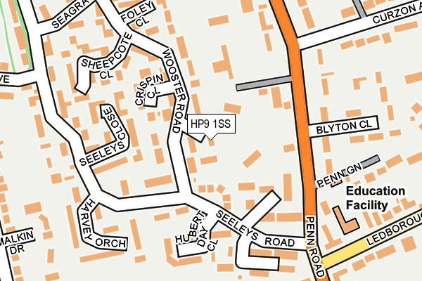 HP9 1SS map - OS OpenMap – Local (Ordnance Survey)