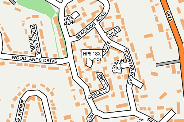 HP9 1SX map - OS OpenMap – Local (Ordnance Survey)
