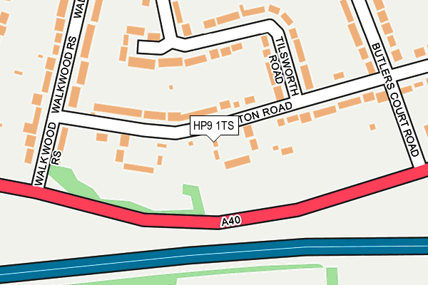 HP9 1TS map - OS OpenMap – Local (Ordnance Survey)