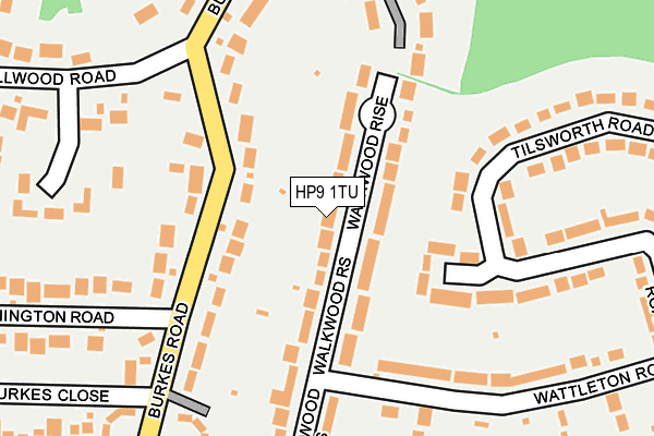 HP9 1TU map - OS OpenMap – Local (Ordnance Survey)