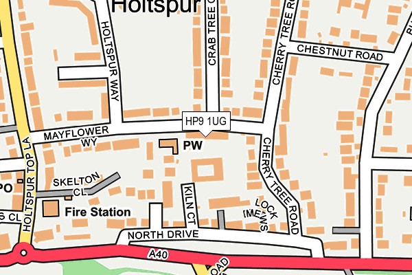 HP9 1UG map - OS OpenMap – Local (Ordnance Survey)