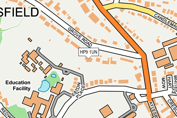 HP9 1UN map - OS OpenMap – Local (Ordnance Survey)