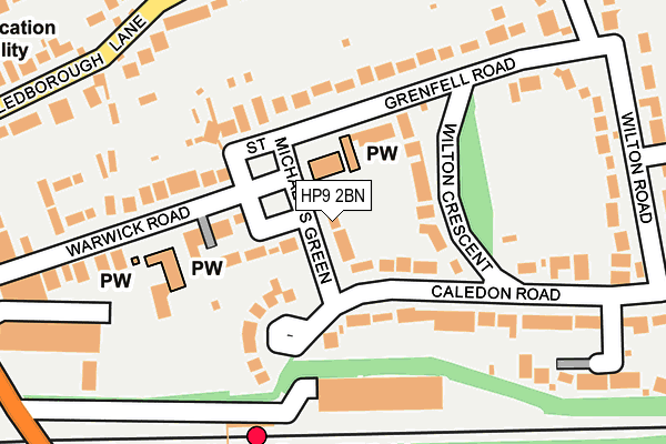 HP9 2BN map - OS OpenMap – Local (Ordnance Survey)