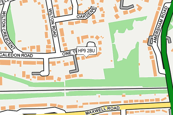 HP9 2BU map - OS OpenMap – Local (Ordnance Survey)
