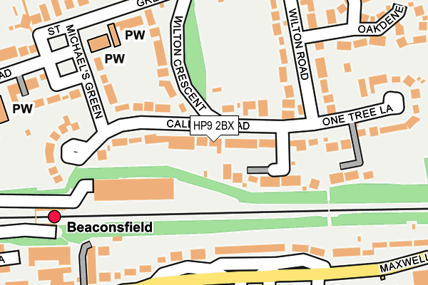 HP9 2BX map - OS OpenMap – Local (Ordnance Survey)