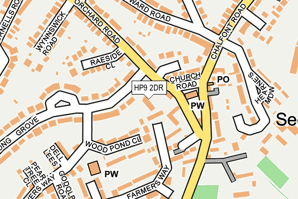 HP9 2DR map - OS OpenMap – Local (Ordnance Survey)