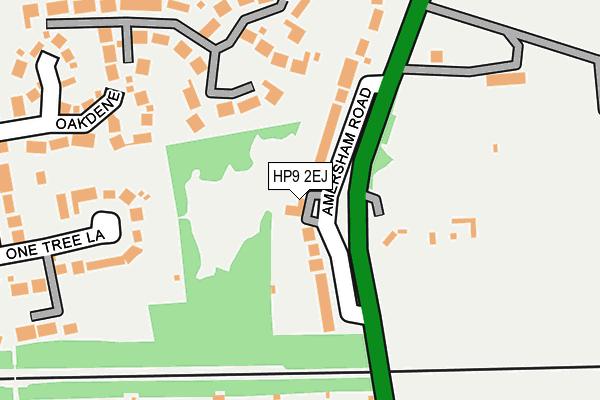 HP9 2EJ map - OS OpenMap – Local (Ordnance Survey)