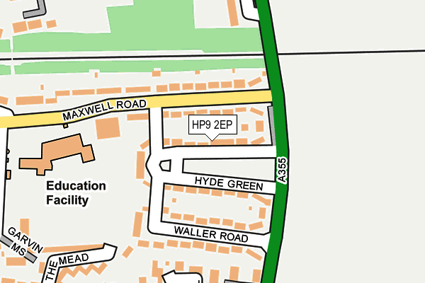 HP9 2EP map - OS OpenMap – Local (Ordnance Survey)