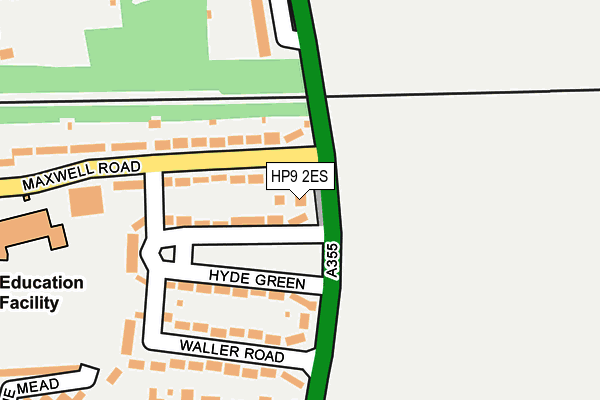 HP9 2ES map - OS OpenMap – Local (Ordnance Survey)