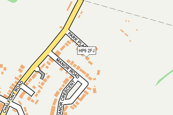 HP9 2FJ map - OS OpenMap – Local (Ordnance Survey)