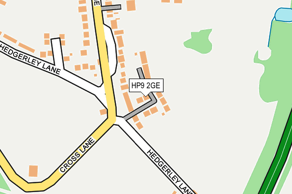 HP9 2GE map - OS OpenMap – Local (Ordnance Survey)