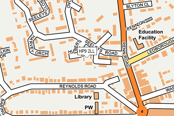 HP9 2LL map - OS OpenMap – Local (Ordnance Survey)