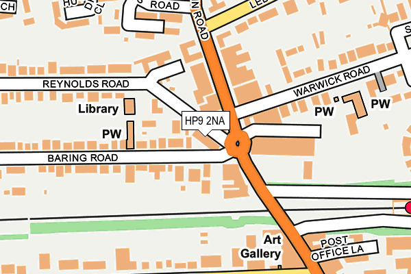 HP9 2NA map - OS OpenMap – Local (Ordnance Survey)
