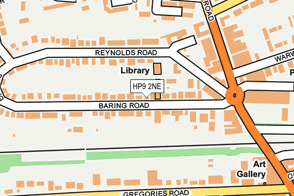 HP9 2NE map - OS OpenMap – Local (Ordnance Survey)