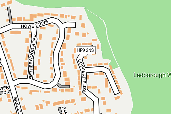 HP9 2NS map - OS OpenMap – Local (Ordnance Survey)