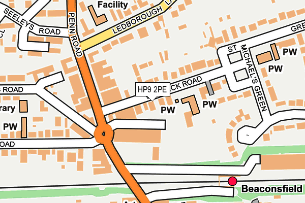 HP9 2PE map - OS OpenMap – Local (Ordnance Survey)