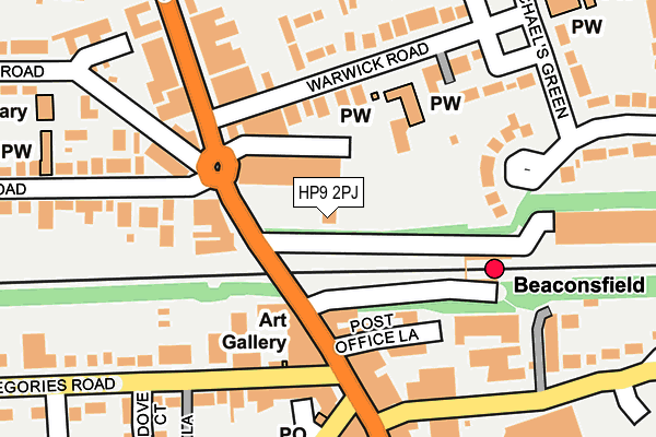 HP9 2PJ map - OS OpenMap – Local (Ordnance Survey)