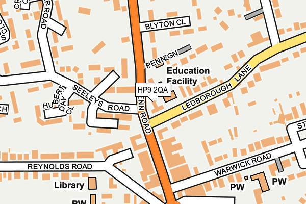 HP9 2QA map - OS OpenMap – Local (Ordnance Survey)