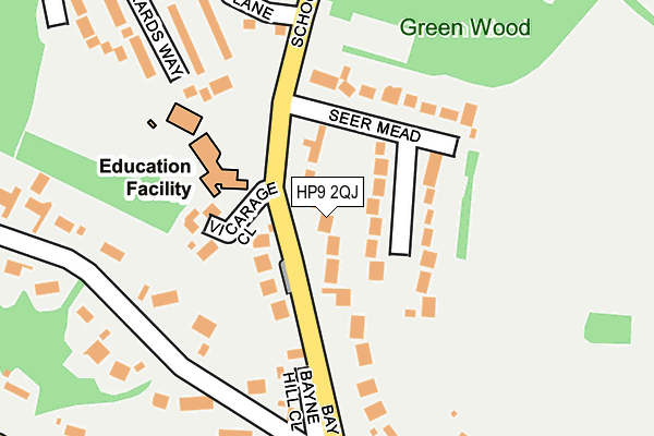 Map of WHOMP LTD at local scale