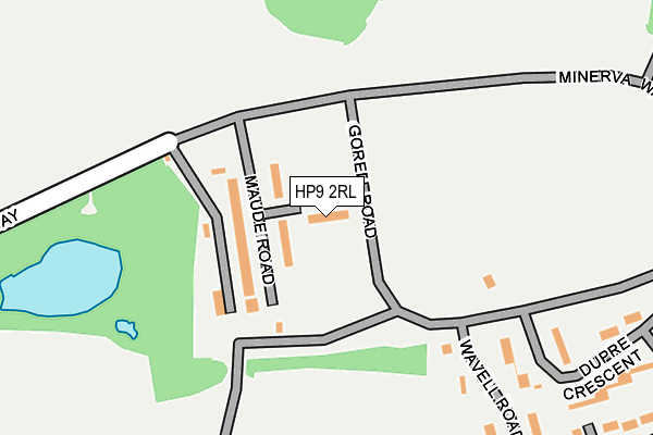 HP9 2RL map - OS OpenMap – Local (Ordnance Survey)