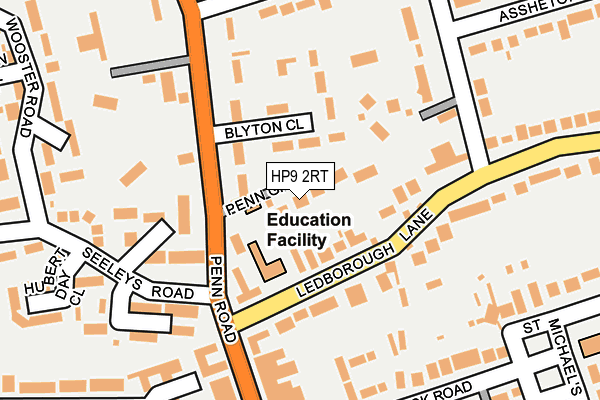 HP9 2RT map - OS OpenMap – Local (Ordnance Survey)