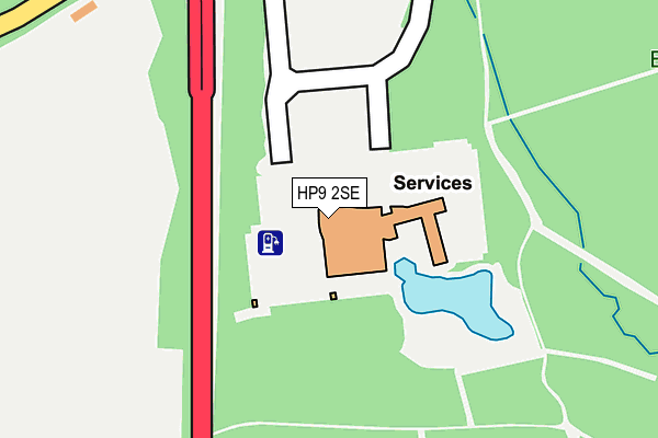 HP9 2SE map - OS OpenMap – Local (Ordnance Survey)