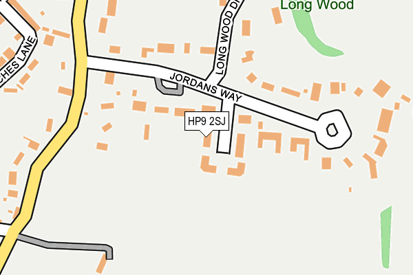 HP9 2SJ map - OS OpenMap – Local (Ordnance Survey)