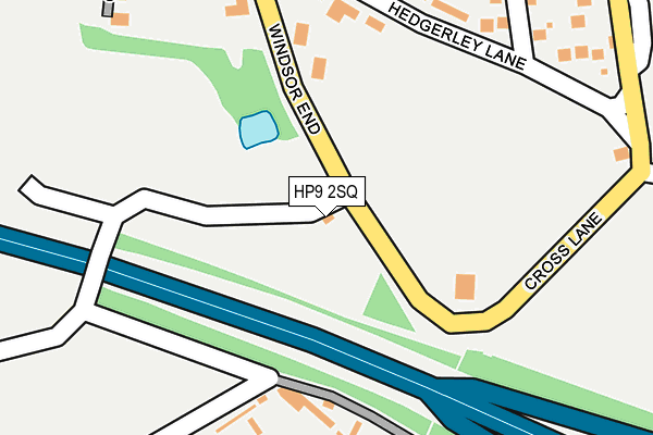 HP9 2SQ map - OS OpenMap – Local (Ordnance Survey)