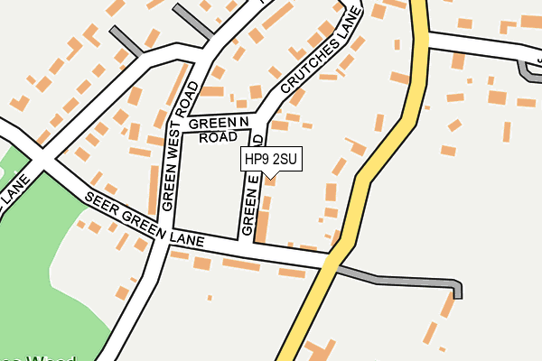 HP9 2SU map - OS OpenMap – Local (Ordnance Survey)