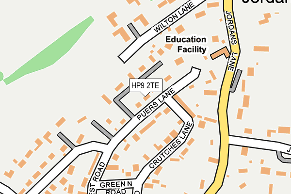 HP9 2TE map - OS OpenMap – Local (Ordnance Survey)