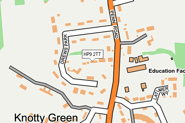 HP9 2TT map - OS OpenMap – Local (Ordnance Survey)