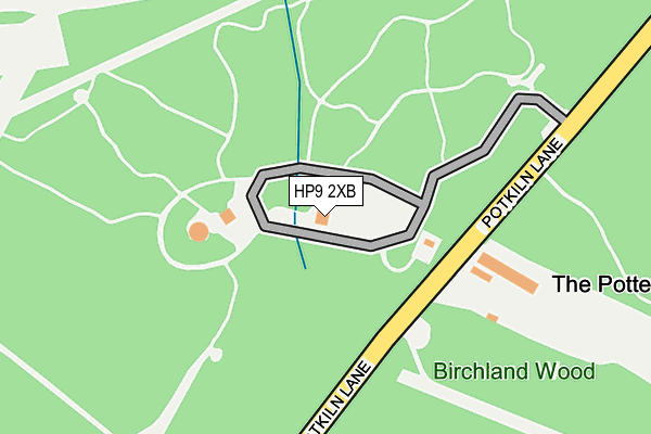 HP9 2XB map - OS OpenMap – Local (Ordnance Survey)