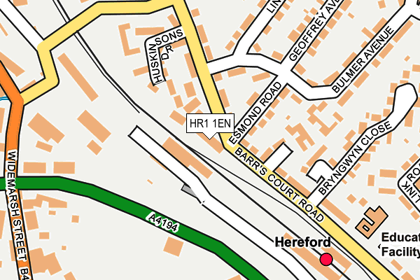 HR1 1EN map - OS OpenMap – Local (Ordnance Survey)
