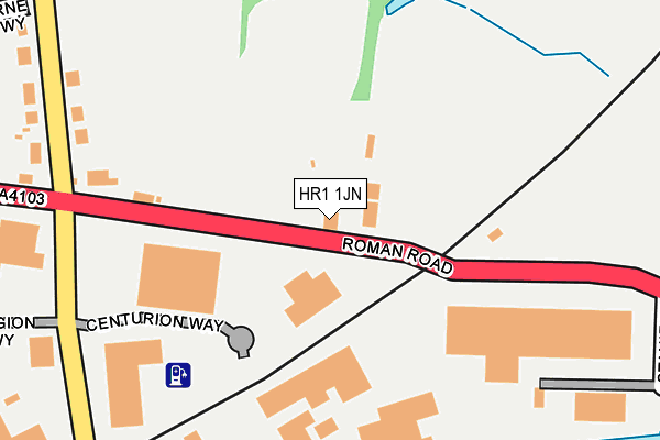 HR1 1JN map - OS OpenMap – Local (Ordnance Survey)