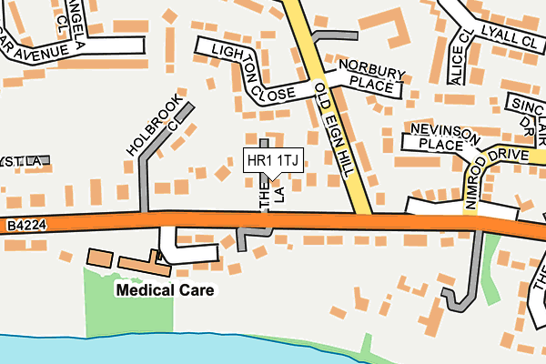 Map of ALL MEDICAL AESTHETICS LIMITED at local scale
