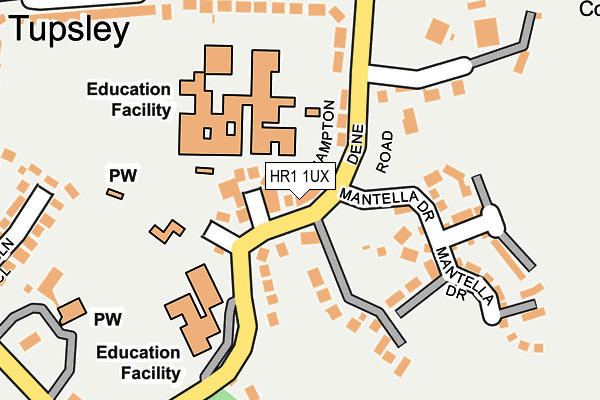 Map of DCM OFFICE SERVICES LTD at local scale