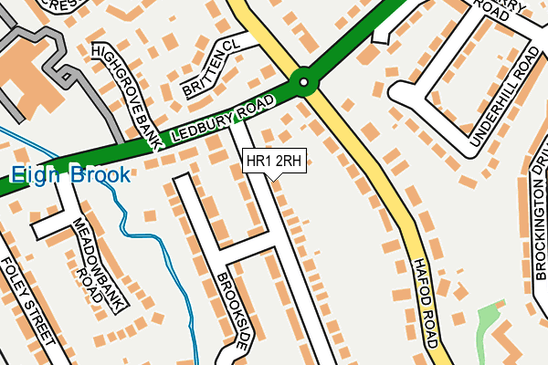 HR1 2RH map - OS OpenMap – Local (Ordnance Survey)