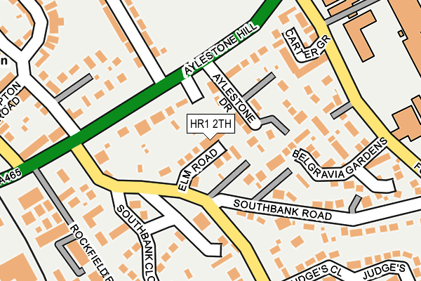 HR1 2TH map - OS OpenMap – Local (Ordnance Survey)