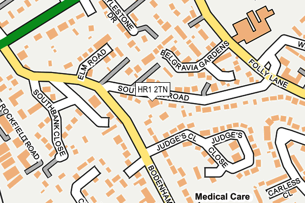 HR1 2TN map - OS OpenMap – Local (Ordnance Survey)