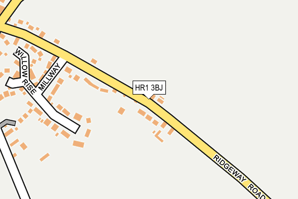 HR1 3BJ map - OS OpenMap – Local (Ordnance Survey)
