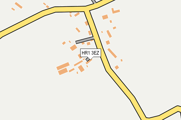 HR1 3EZ map - OS OpenMap – Local (Ordnance Survey)